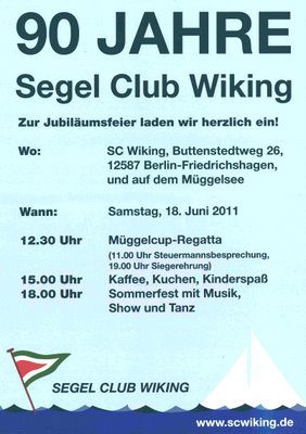 Plakat zum Sommerfest 2011