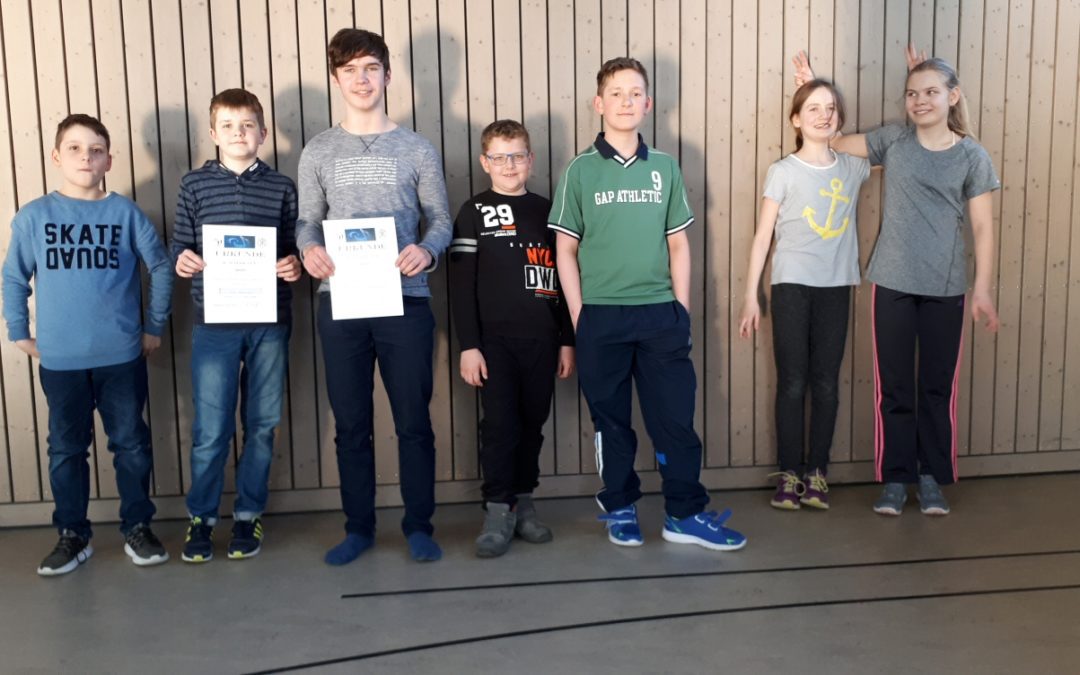 Unsere Opti-Kids beim Athletikpokal 2018 in der Flatow-Schule