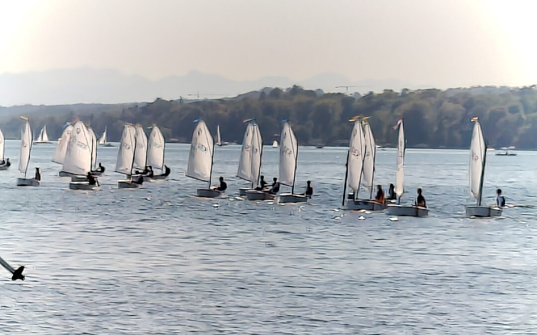 Bei der deutschen Jugendmeisterschaft IDJM auf dem Starnberger See
